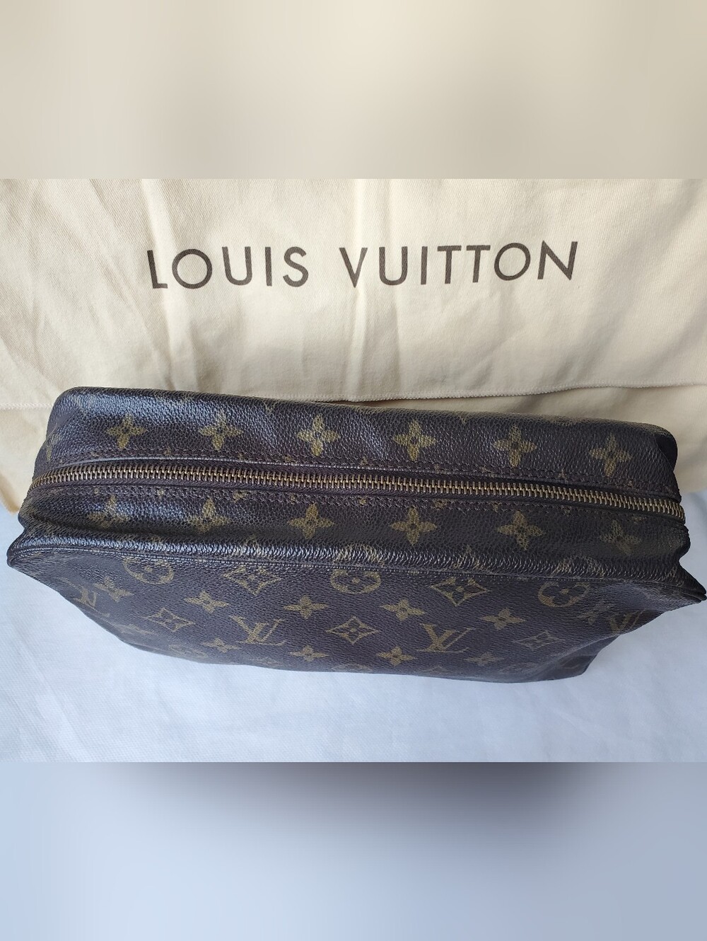 Louis Vuitton Monogram Bag - Dark Brown with Gold Motif - Picture 4 of 16